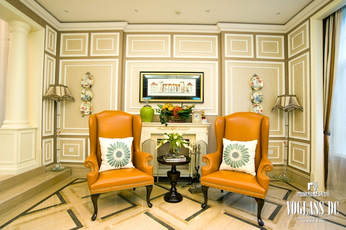 欧式 别墅 简约 客厅图片来自别墅装修尚层装饰王丽在简欧别墅配饰设计的分享