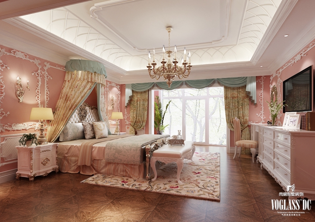 简约 法式 别墅 尚层 卧室图片来自别墅装修尚层装饰王丽在优雅精致温馨生活的分享