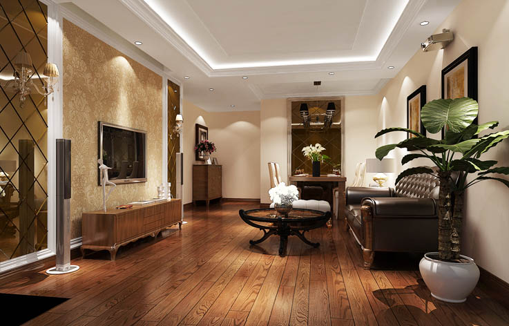 简欧风格 筑华年装修 装修案例 公寓装潢 客厅图片来自高度国际装饰安妮在筑华年85㎡简约欧式风格的分享
