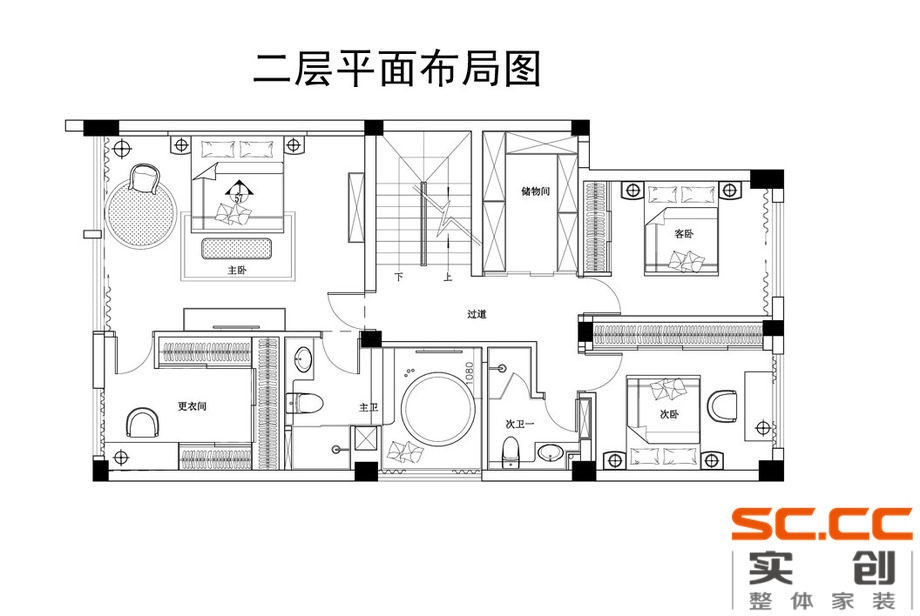 别墅 中信香樟野 420平米 中式风格 小资 新房装修 户型图图片来自传承正能量在420平米中式情怀大气温馨的分享