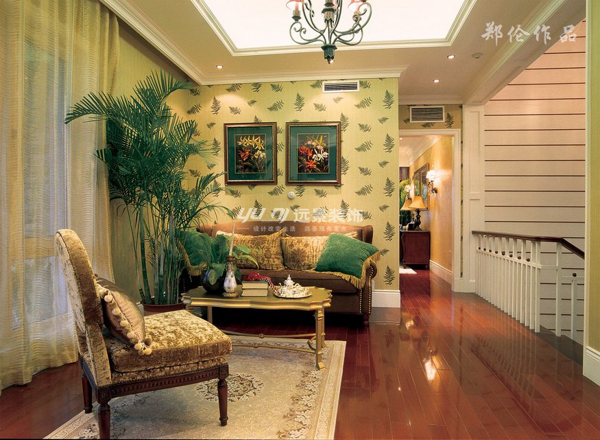 美式 客厅图片来自重庆远景装饰_张其斌在美式风格的分享