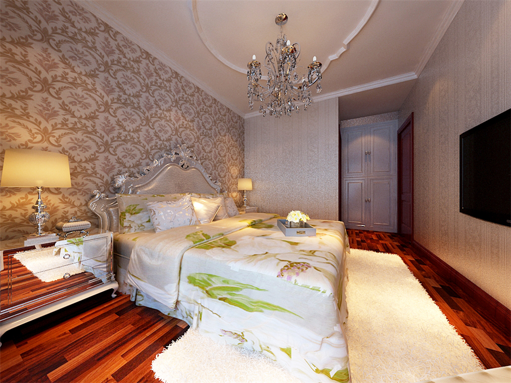 欧式 别墅 林凤装饰 卧室图片来自沈阳林凤装饰装修公司在低调华丽的欧式别墅的分享