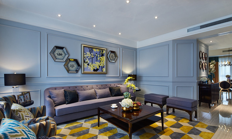 客厅图片来自家装大管家在低调的奢华 160平法式浪漫4居室的分享