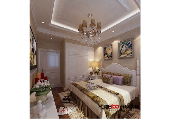 复式 欧式 收纳 白领 80后 卧室图片来自百家装饰杨乐乐在保利达江湾城164的分享