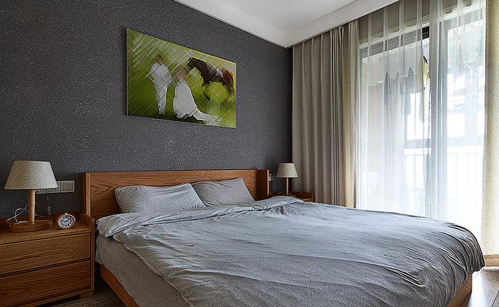 简约 北欧 实用 静谧 卧室图片来自佰辰生活装饰在95平北欧风情清凡脱俗小窝的分享