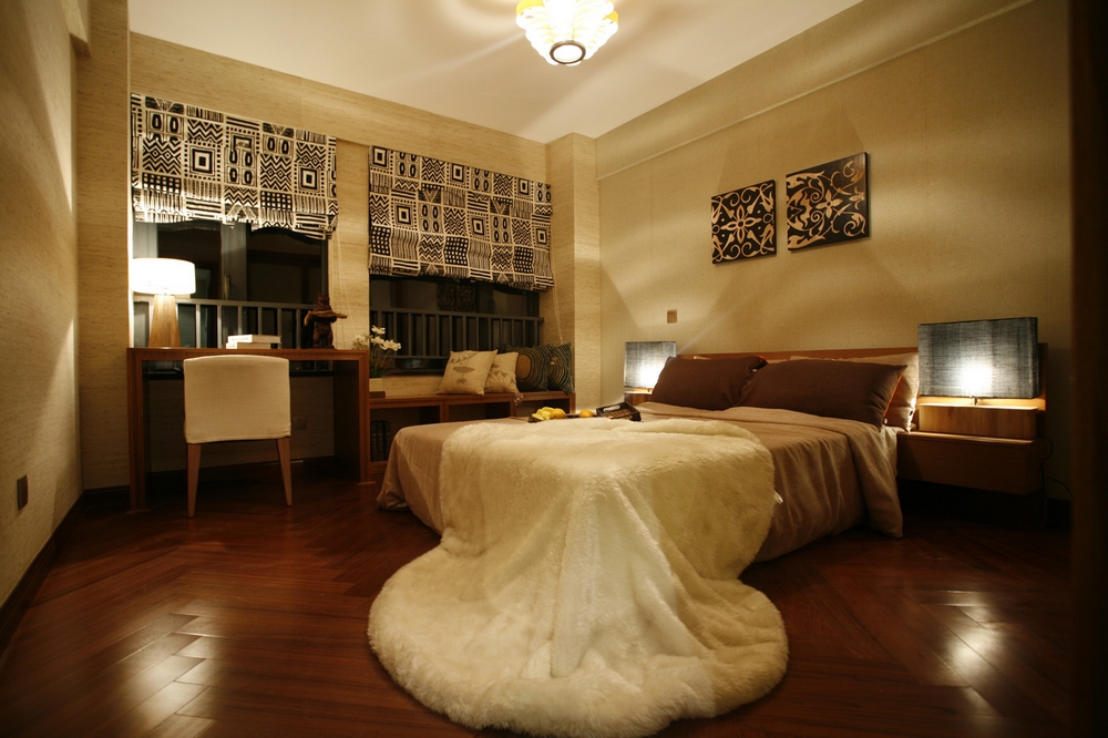 东南亚风格 别墅装修 别墅设计 卧室图片来自紫禁尚品国际装饰公司在蓝岸丽舍东南亚风格设计的分享
