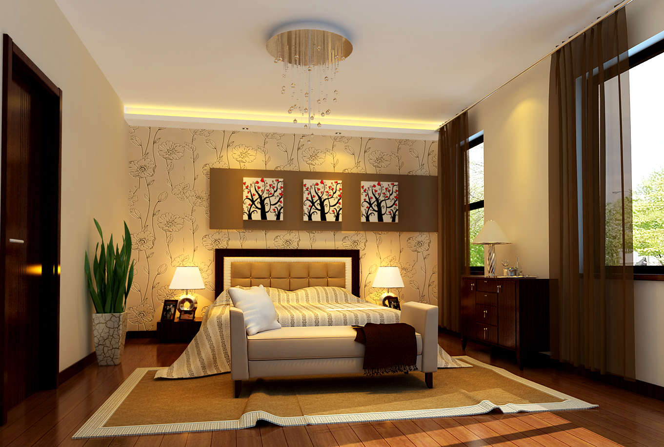 欧式 三居 卧室图片来自shichuangyizu在阿凯迪亚庄园的分享