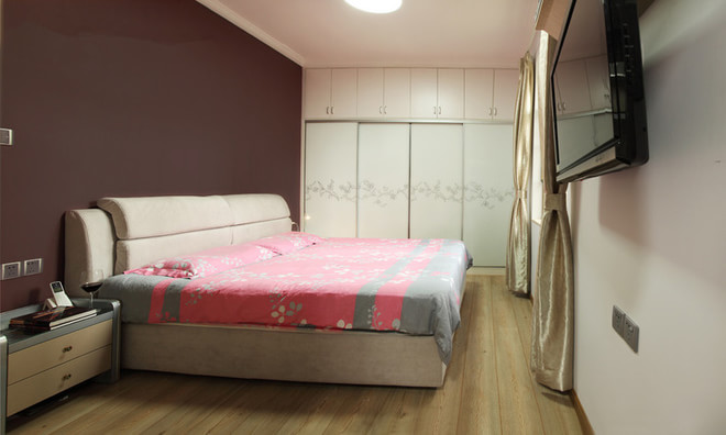 二居 卧室图片来自四川岚庭装饰工程有限公司在现代简约两居老房新装的分享