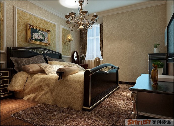 远大理想城 欧式 三居 家装 整体 卧室图片来自郑州实创装饰啊静在远大理想城136平欧式三居的分享
