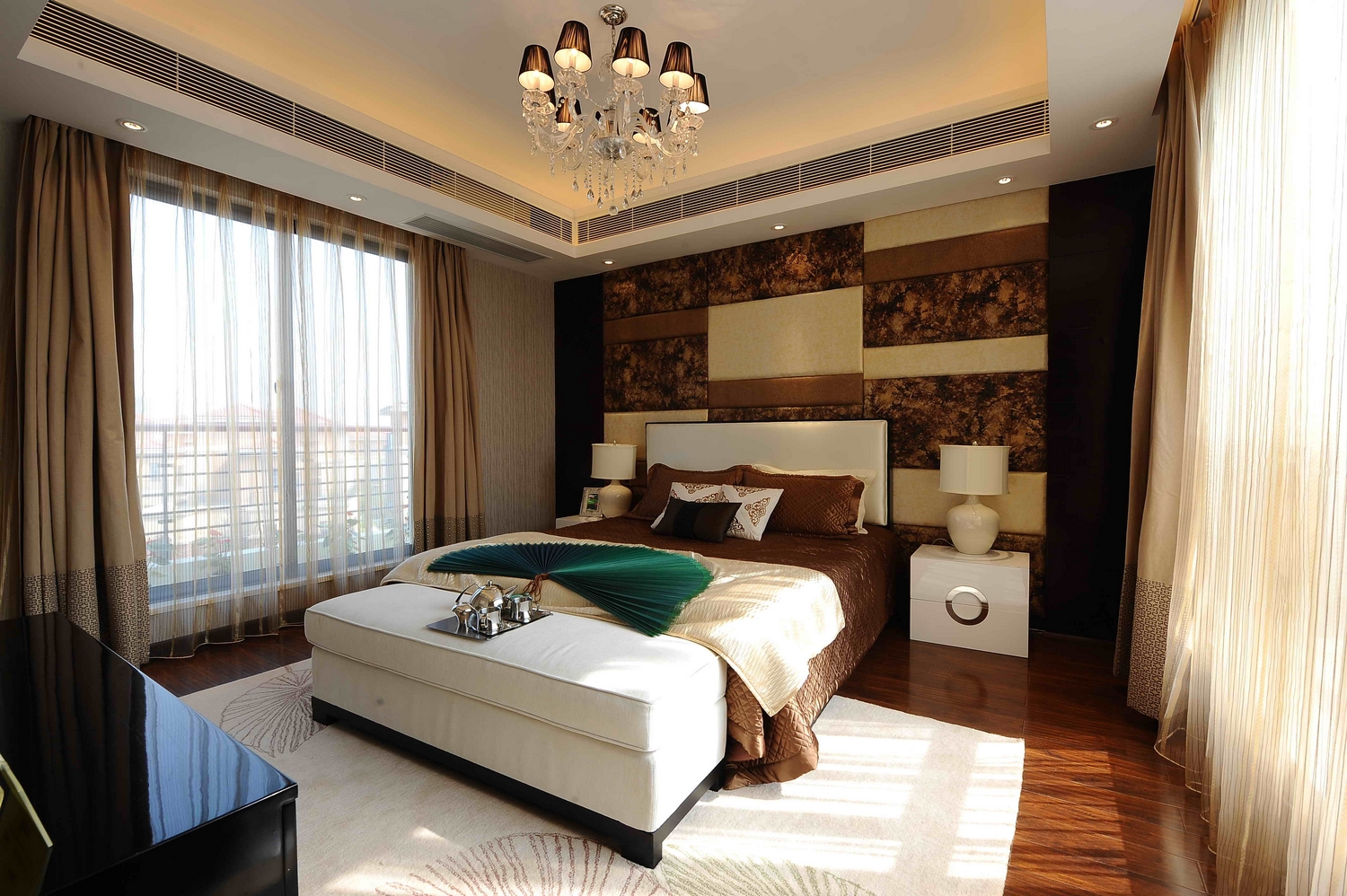 效果图 别墅设计 卧室图片来自紫禁尚品国际装饰公司在北辰红橡墅的分享