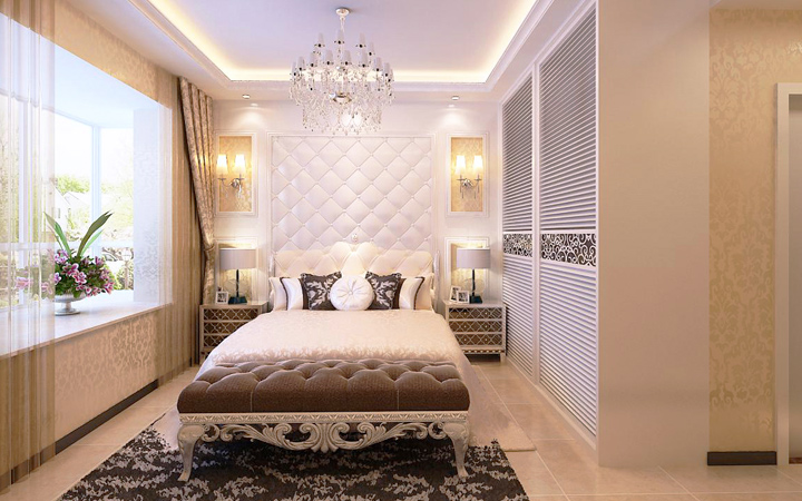 简约 二居 卧室图片来自青岛德隆装饰在新现代-银座华府的分享