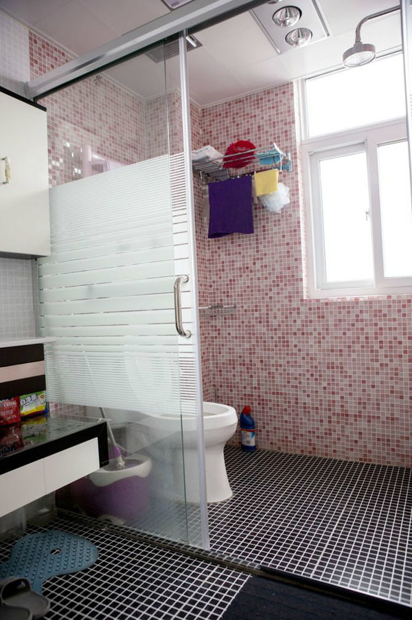 三居 简约 卫生间图片来自四川岚庭装饰工程有限公司在95平米正规两居，现代简约婚房的分享