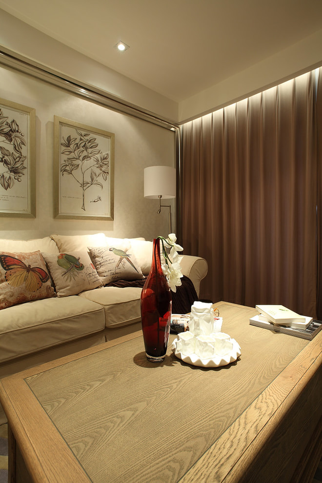 三居 简约 客厅图片来自四川岚庭装饰工程有限公司在摩卡•曼特宁 简约美的分享