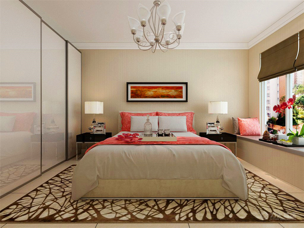 卧室图片来自阳光放扉er在博雅时尚-110㎡-现代简约风格的分享