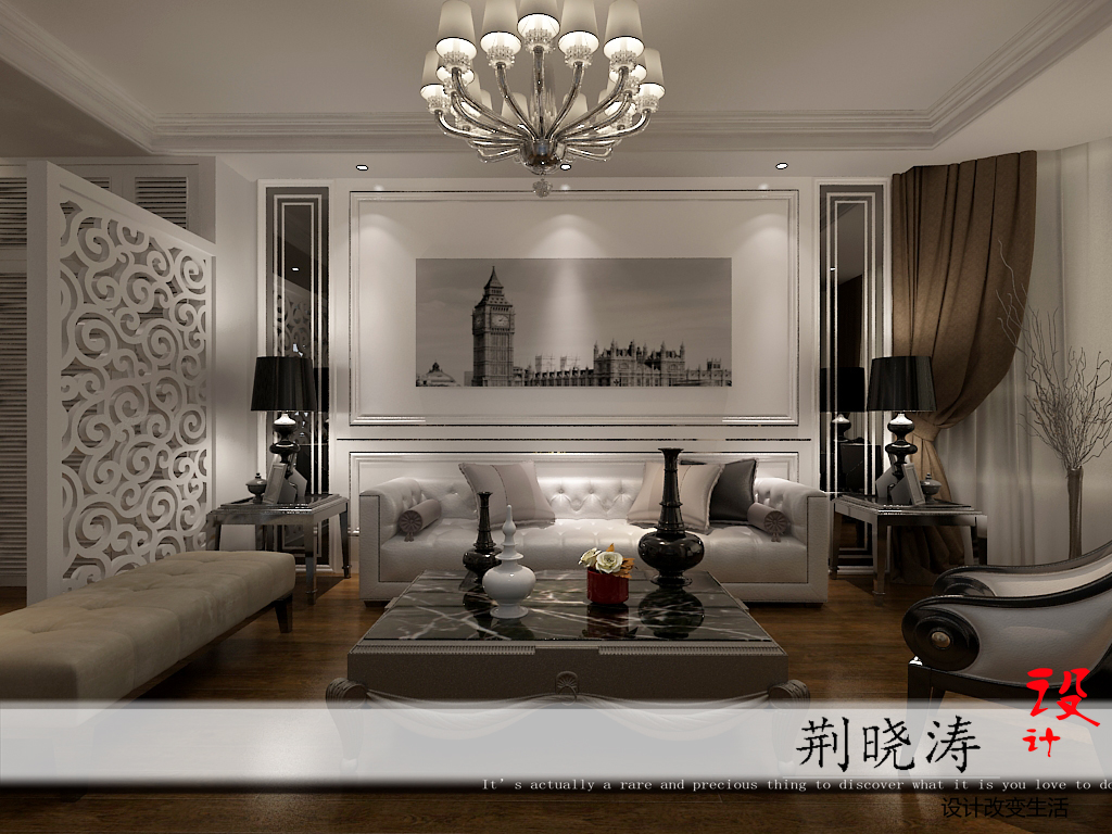 客厅图片来自青岛威廉装饰在盛世豪庭的分享