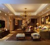 客厅采用仿古亚光砖 文化石电视墙 暖色调 都是设计与生活交融