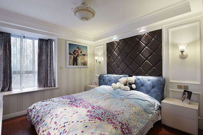 三居 欧式 卧室图片来自四川岚庭装饰工程有限公司在105平简欧三室二厅的分享