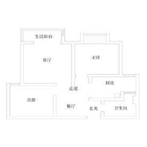 天伦星钻 92平装修 现代简约 户型图图片来自郑州实创装饰-杨淑平在天伦星钻92平现代简约风格的分享