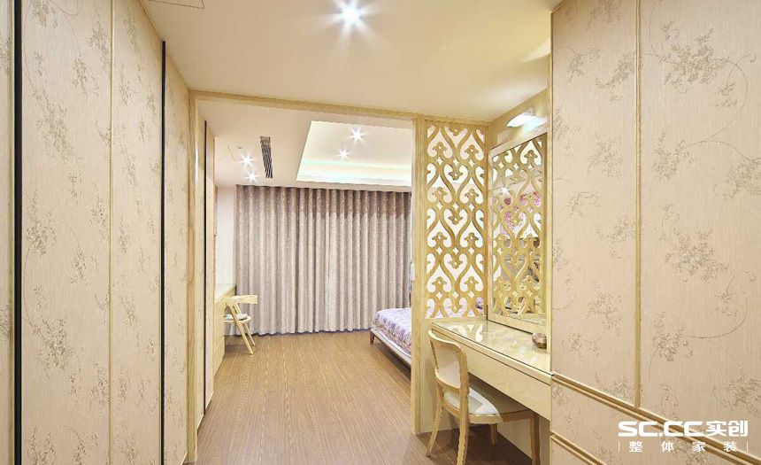 三居 简约 日式 客厅 餐厅 卧室 书房 卧室图片来自实创装饰晶晶在绿洲香格丽136平日式简约之家的分享