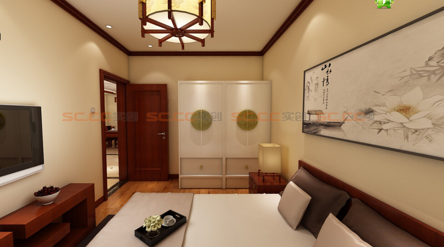 实创陈浩 新古典 卧室图片来自南京实创装饰陈浩在新古典主义的分享