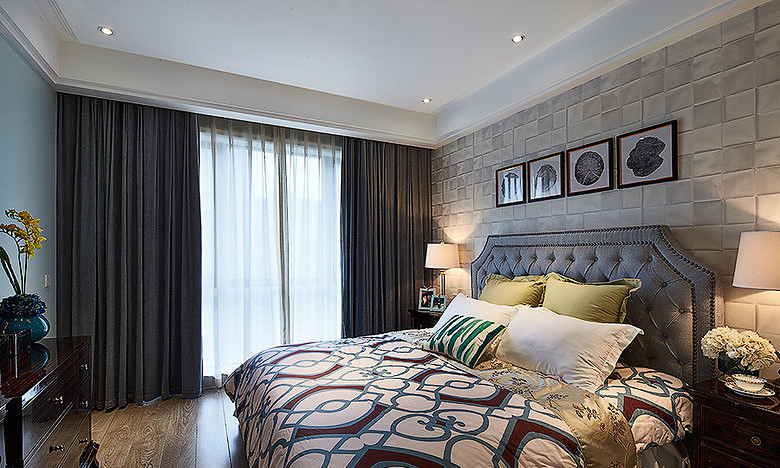 卧室图片来自家装大管家在雍容清雅 140平古典美式时尚4居的分享