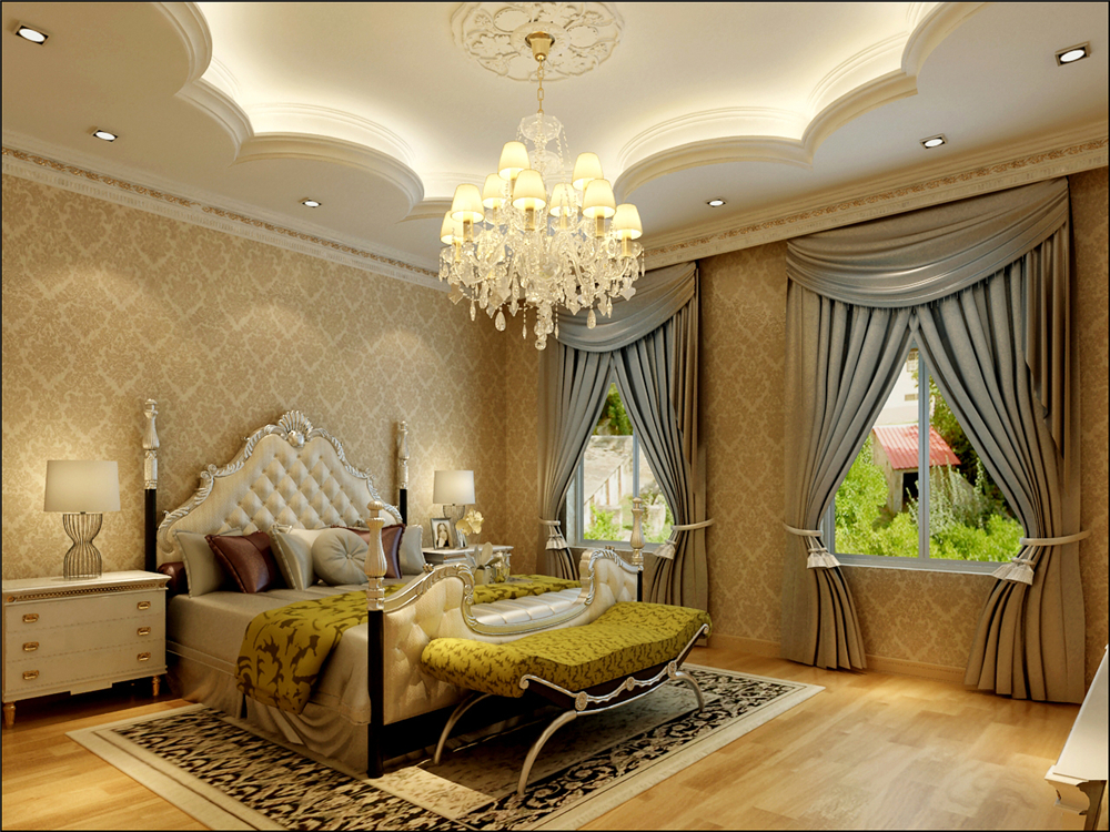 二居 白领 收纳 80后 小资 卧室图片来自实创装饰完美家装在孔雀城英国宫70平简欧风格案例的分享