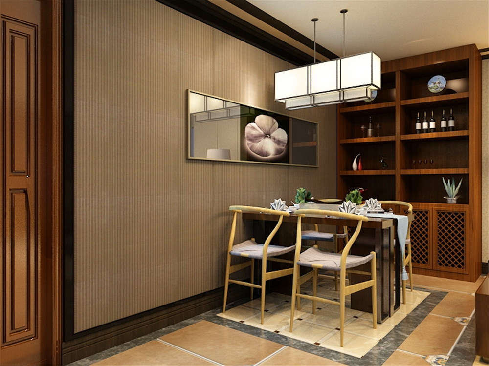 二居 中式 餐厅图片来自阳光力天装饰梦想家更爱家在大悦城/新中式风格的分享
