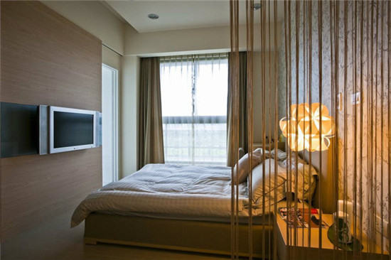 日升装饰 卧室图片来自装修设计芳芳在简约里淡泊宁静90平两室两厅婚房的分享