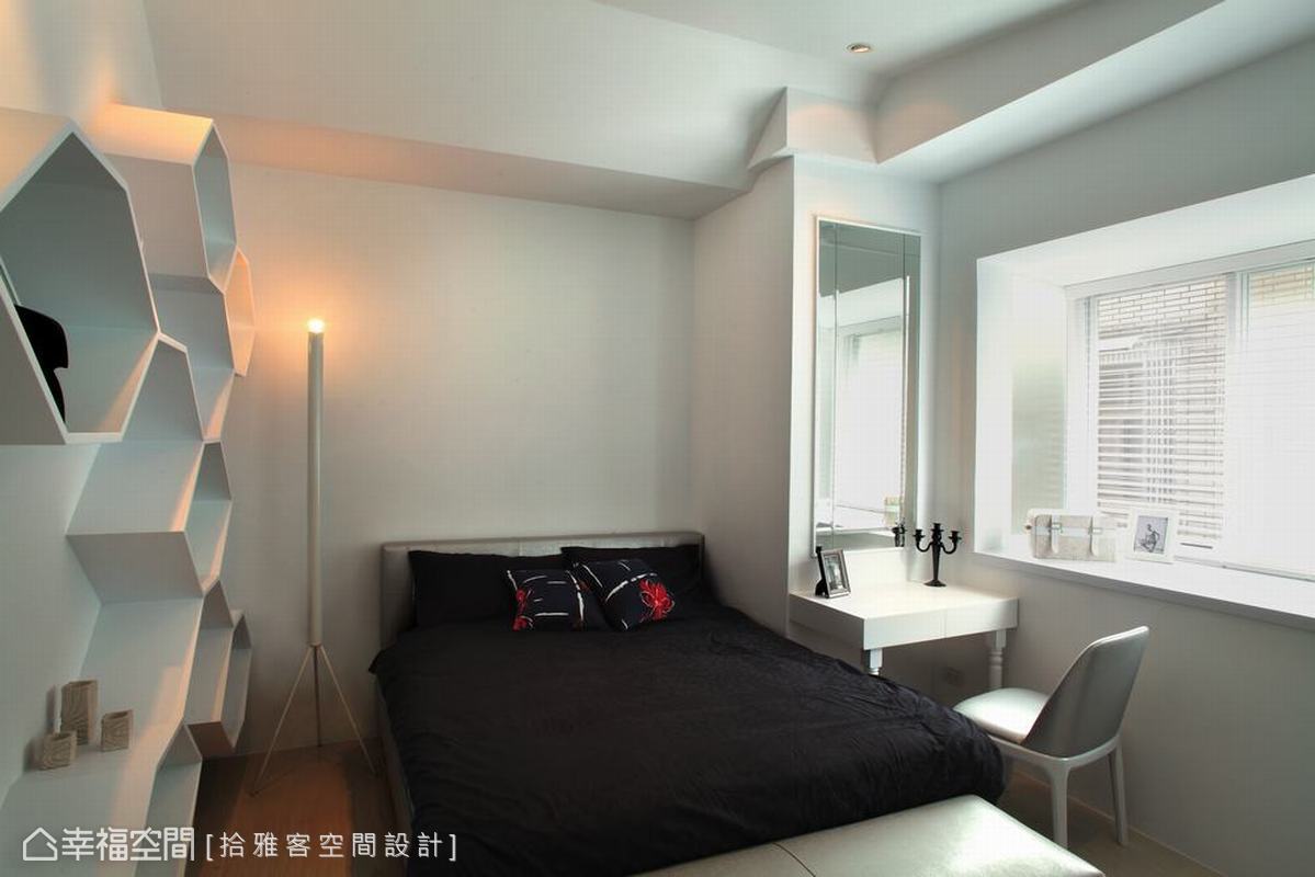 小资 简约 现代 卧室图片来自幸福空间在60平精致现代风格的分享