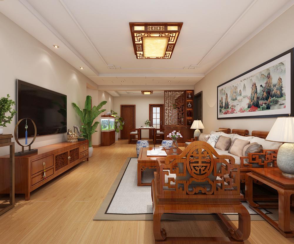二居 中式 80后 客厅图片来自乐豪斯装饰张洪博在美源于自然的分享