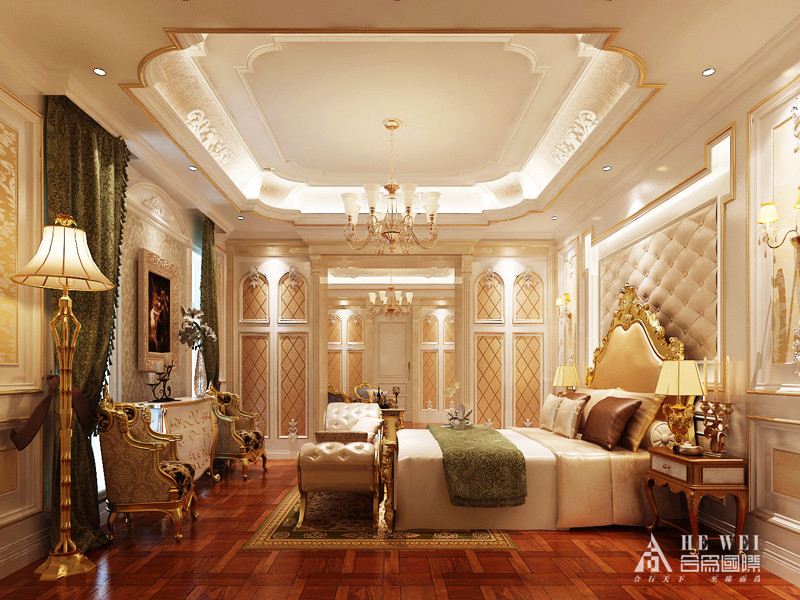 法式风格 诗意 别墅 卧室图片来自北京精诚兴业装饰公司在万万树2的分享