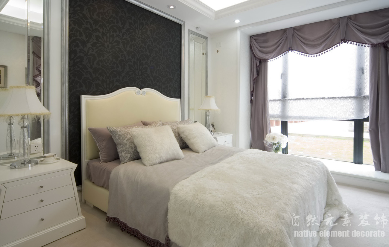 泰华俊庭 欧式 三居 卧室图片来自自然元素装饰在泰华俊庭欧式风格装修案例的分享