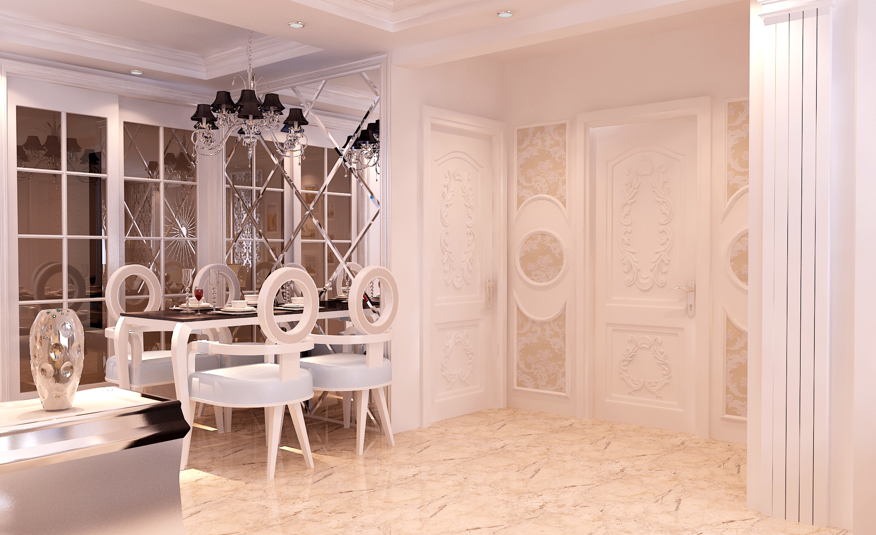 餐厅图片来自百家装饰-小李在中海城塞尚89平欧式风格的分享
