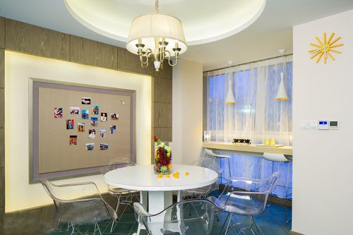 日升装饰 餐厅图片来自装修设计芳芳在丹轩坊108平现代简约三居的分享