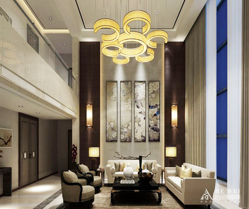 新中式 精华元素 生活符号 ,传统与时 客厅图片来自北京精诚兴业装饰公司在香江别墅的分享