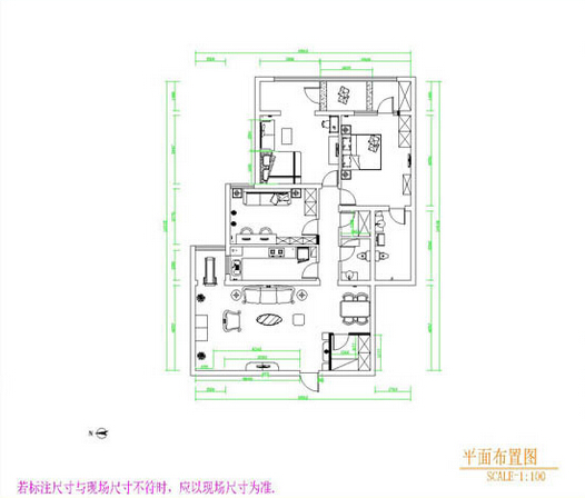日升装饰 户型图图片来自装修设计芳芳在中国铁建瑞园139新中式三居的分享