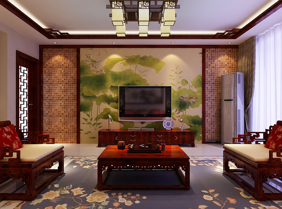 三居 中式 海棠湾 客厅图片来自城市人家石家庄店在海棠湾三室两厅中式风格的分享