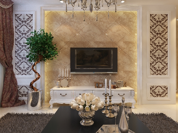 奥林匹克 欧式风格 设计 三居室 客厅图片来自昆明九创装饰温舒德在奥林匹克欧式装修效果图的分享