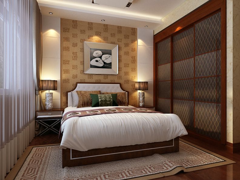 小资 三居 卧室图片来自广州生活家家居在徜徉集新中式效果图的分享
