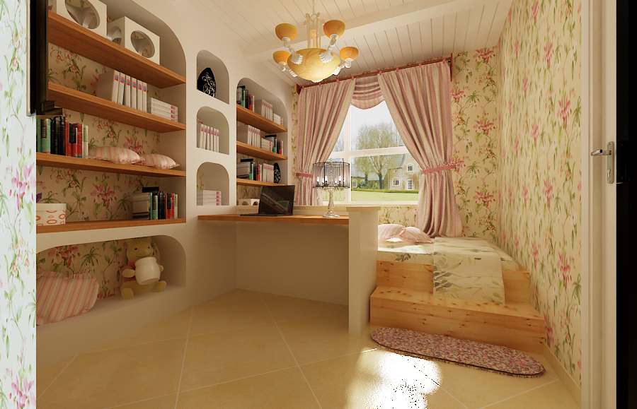 欧式 白领 小资 田园 卧室图片来自广州生活家家居在欧式风格温馨大气的分享