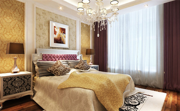 三居 欧式 卧室图片来自日升装饰公司在140平三居简欧风的分享