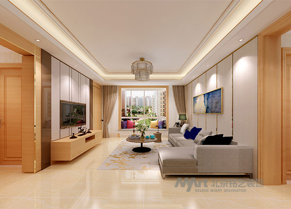客厅图片来自北京铭艺-Myart-大飞在现代简约- 都市新节奏的分享