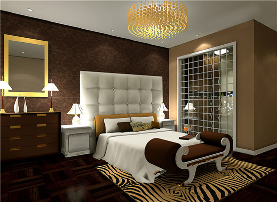 日升装饰 卧室图片来自装修设计芳芳在罗马景福城132英伦范儿三居的分享