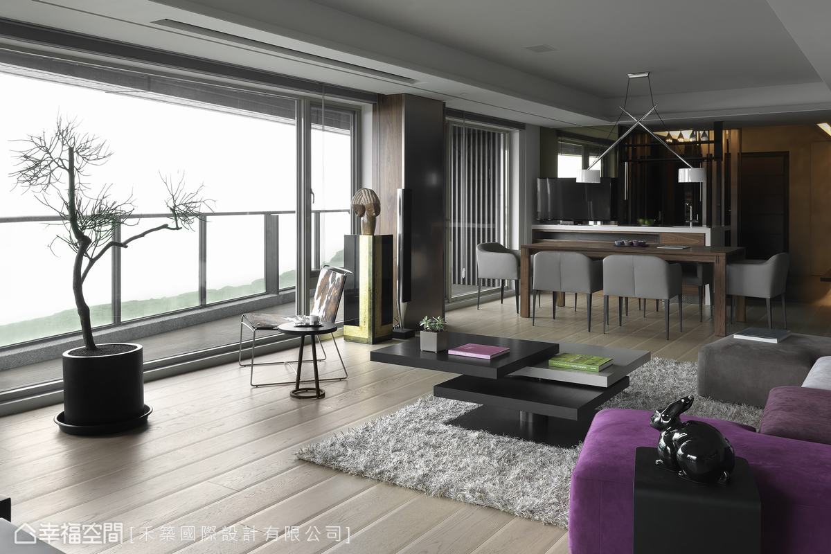 现代 简约 白领 二居 客厅图片来自幸福空间在180现代风格 淬炼人文质感的分享