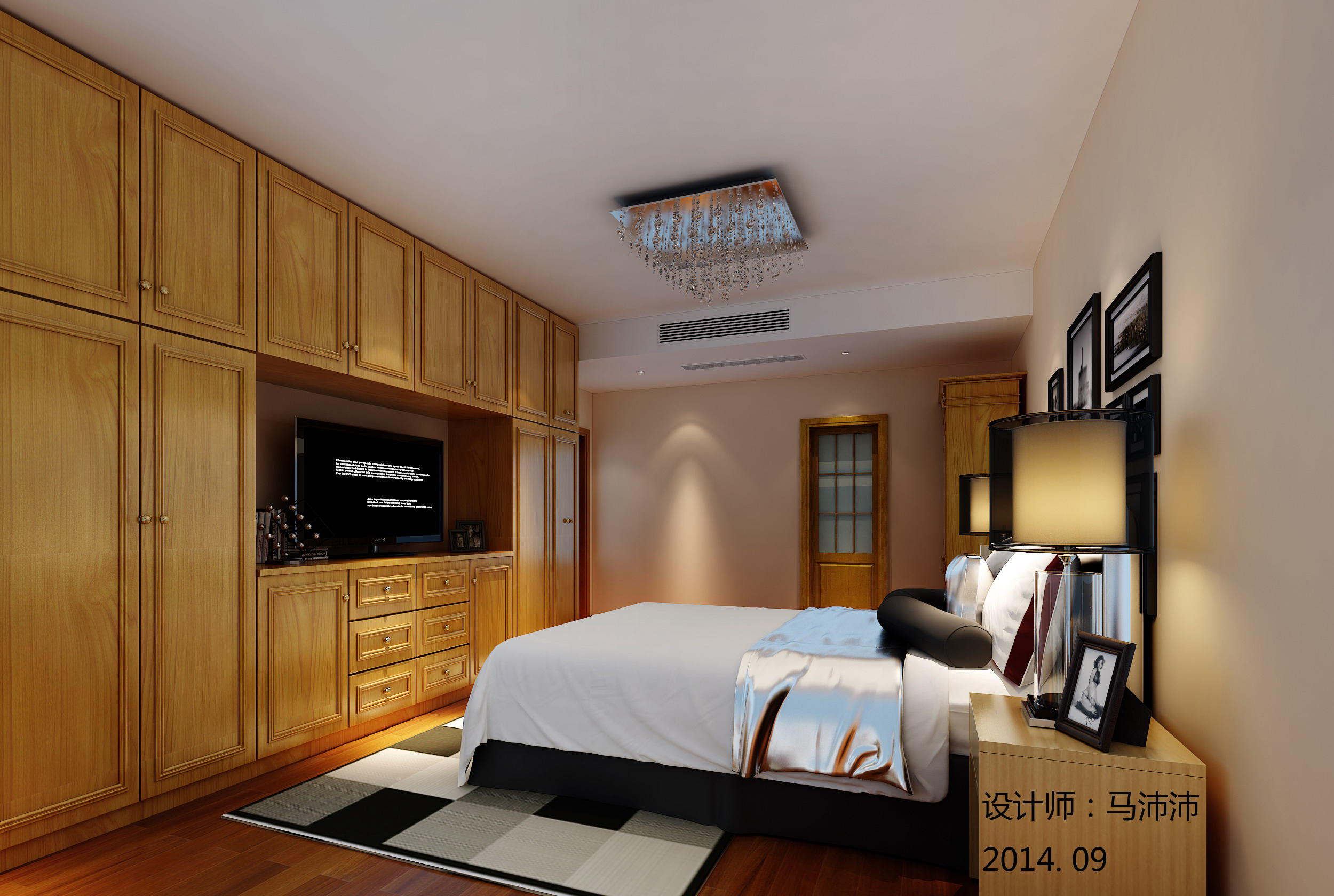 三居 现代 卧室图片来自朗润装饰工程有限公司在金河苑现代时尚风格的分享