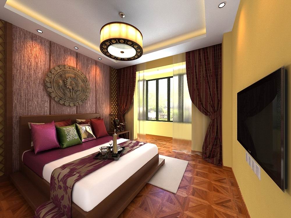 东南亚 80后 小资 卧室图片来自阳光力天装饰梦想家更爱家在东南亚 永泰枕流GOLF公寓的分享