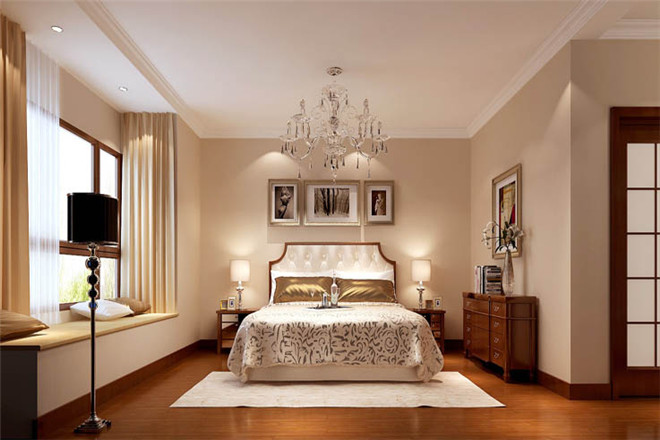 简欧 平层公寓 四居 80后 高度国际 卧室图片来自高度国际姚吉智在香悦四季 135坪 简欧风格的分享