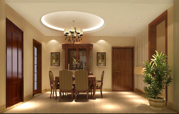 简欧 三居 公寓 白领 小资 高度国际 餐厅图片来自高度国际姚吉智在金谷香郡 150坪 简欧风格的分享