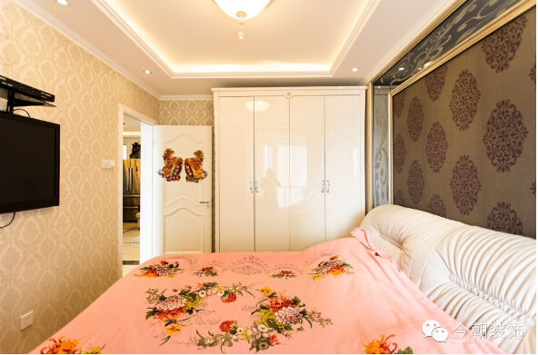 卧室图片来自北京今朝装饰在现代简约风格的完美设计的分享