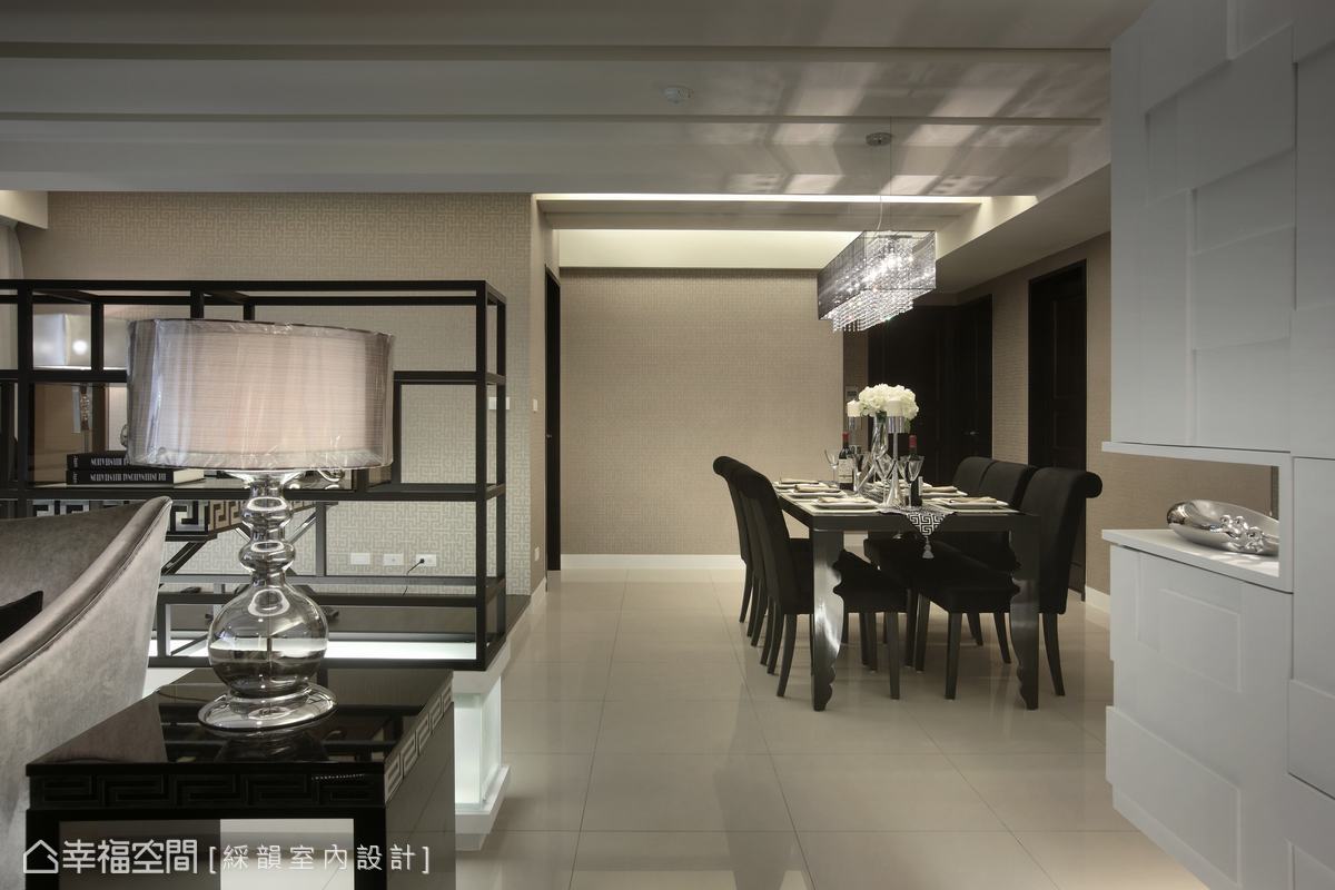 新古典 简约 白领 收纳 三居 餐厅图片来自幸福空间在150灰阶上色 优雅古典气质的分享